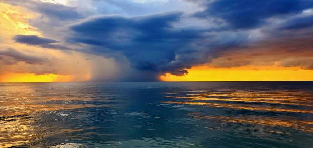 istock INDIAN Rocks Beach, Florida USA Sunset Storms Before Hurricane Helene 2175759410