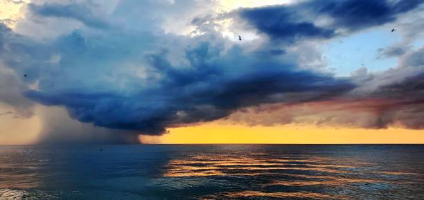 istock INDIAN Rocks Beach, Florida USA Sunset Storms Before Hurricane Helene 2175759413