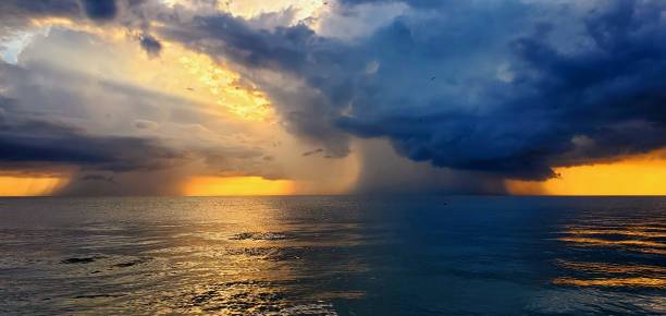istock INDIAN Rocks Beach, Florida USA Sunset Storms Before Hurricane Helene 2175759416