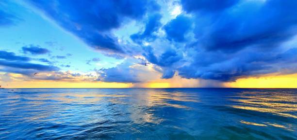 istock INDIAN Rocks Beach, Florida USA Sunset Storms Before Hurricane Helene 2175759417