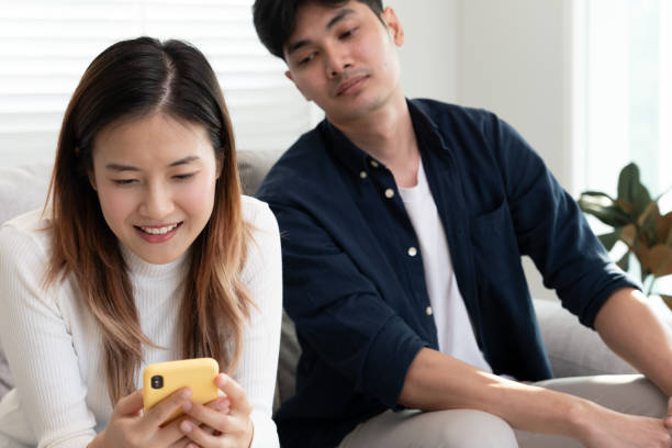 istock Double dating, Cheat on somebody, To have a fling, Bit on the side , Commit adultery ,Polygamy, husband was having an affair. family problem, infidelity, divorce and separate, social problem 2175760186