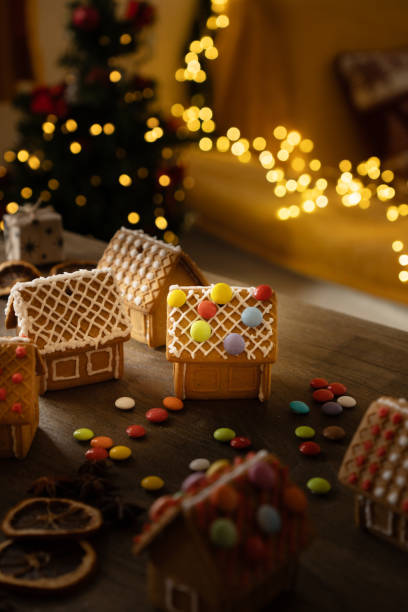 istock A close up of small gingebread houses 2175768450