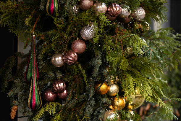 istock Christmas ball on Christmas Tree 2175812480