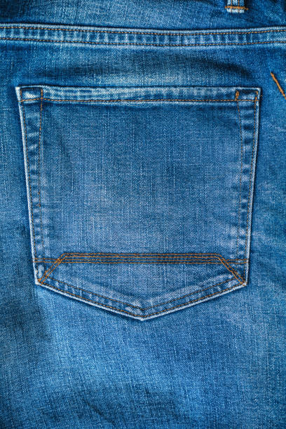 istock Jeans rear pocket denim texture background 2175813223