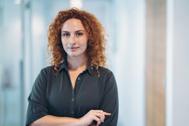 istock Young redhead businesswoman 2175813945