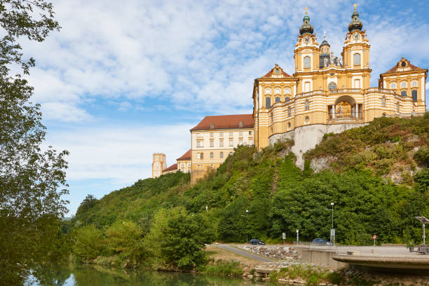istock Melk abbey facade. Wachau valley landmark. Danube river. Austria 2175817817