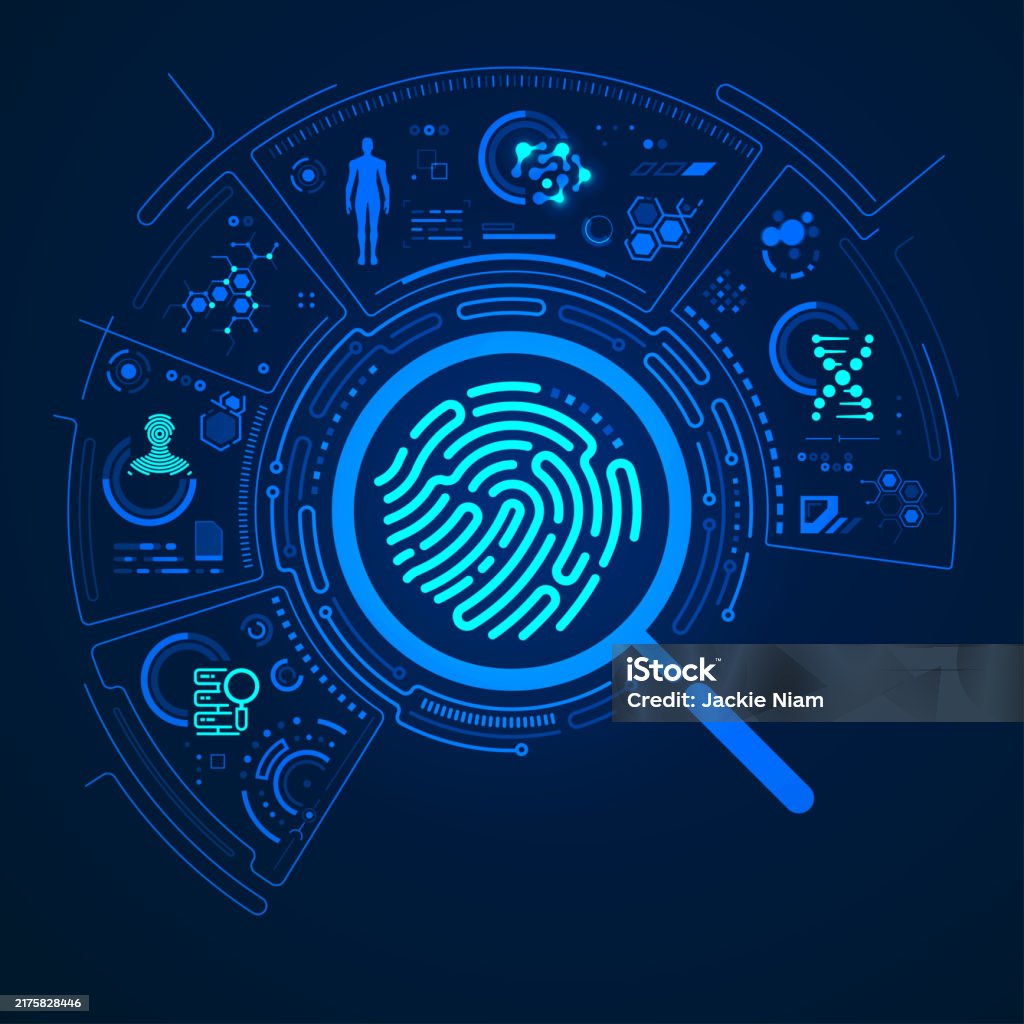 Forensic Engineer Graphics Forensictech Stock Illustration - Download Image Now - Abstract ...
