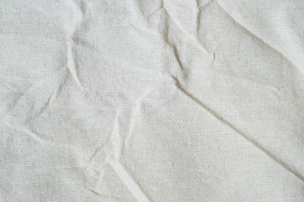 istock White cotton fabric texture background, Wrinkle surface textile, wallpaper, banner 2175835958