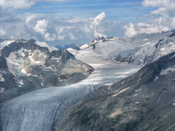 istock Majestic Glacial Valley with Snow-Capped Peaks 2175835977