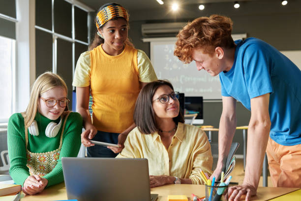istock Group of People Working with Teacher in Class 2175838472