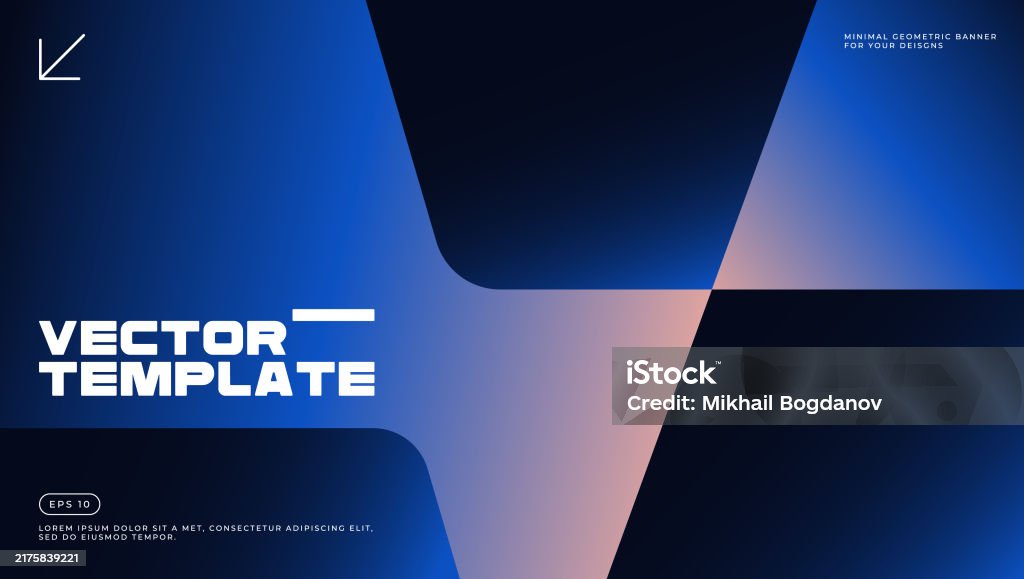 Shape Whith Color Gradient Modern Geometric Background With Color Gradient Shapes Stock ...