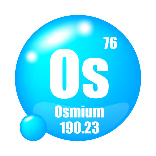 Osmio Symbol Osmium In Spanish Language Element Number 76 Of The