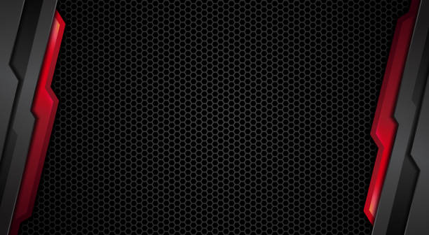 istock Carbon Stainless Steel Background Texture. lines curve wavy style design modern background vector. Technology graphic design background. Vector illustration. Vector Abstract technology circuit lines. 2175842609