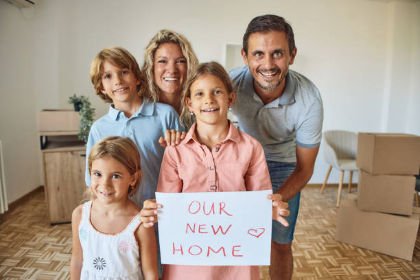 istock Family moving into new home 2175844844