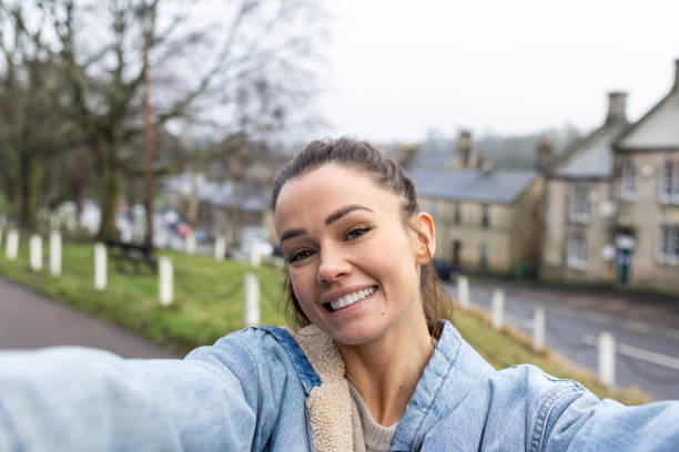 Happy Women Taking a Selfie