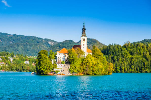 istock Bled lake in Slovenia in autumn 2175846881