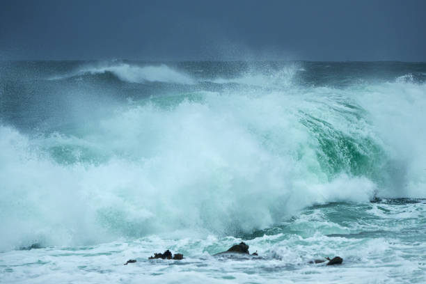 istock The huge wave of a stormy sea 2175856858