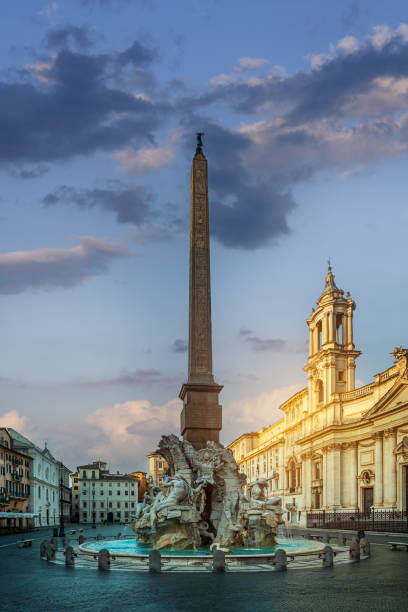 istock Fountain of Four Rivers at Piazza Navona 2175857594