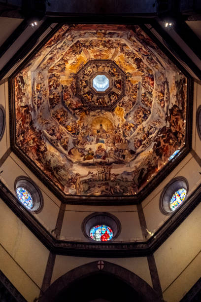 istock Intricate fresco inside cathedral dome ceiling 2175857700