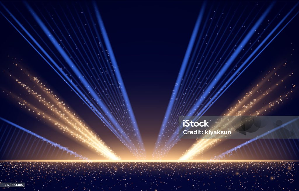 Scenă albastru închis pentru designul ceremoniei de premiere - vector de stoc Fundal fără redevențe Scenă albastru închis pentru designul ceremoniei de premiere - vector de stoc Fundal fără redevențe