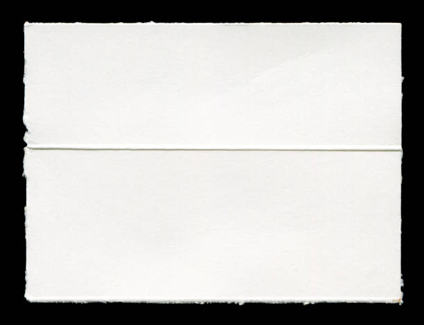 istock Cut or torn paper background textured isolated 2175864543