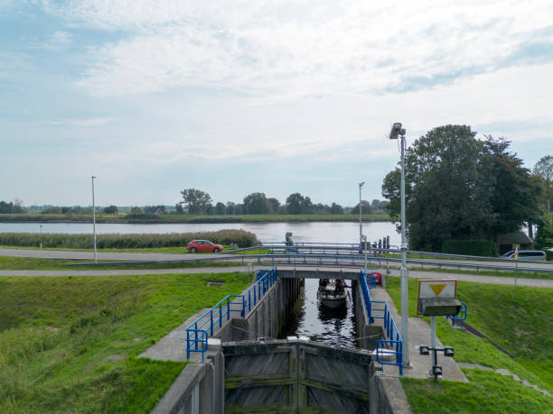 istock Sluice complex named Snelle Sluis at the Hollandsche IJssel river 2175868791