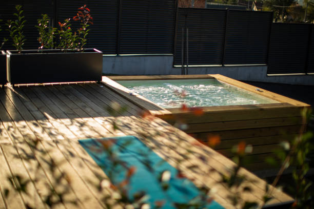 istock Patio with yoga mat ready for exercise 2175871670