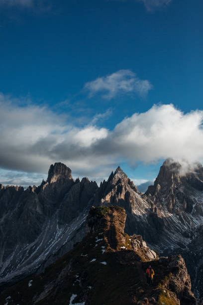 istock Dolomite mountains in the evening at sunset in Austria among the clouds 2175871681