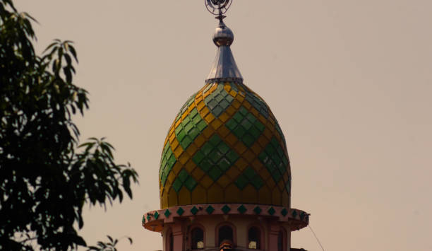istock view of the mosque dome with a clear sky 2175876184