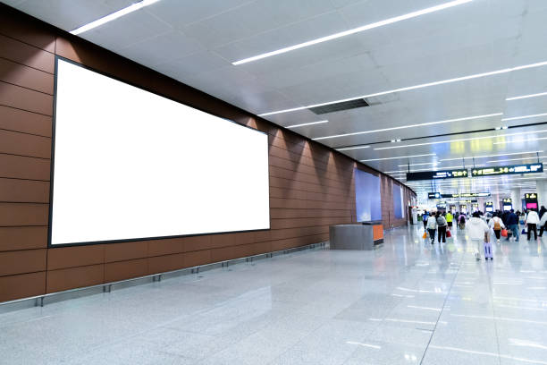 istock Blank billboard at the airport 2175889780