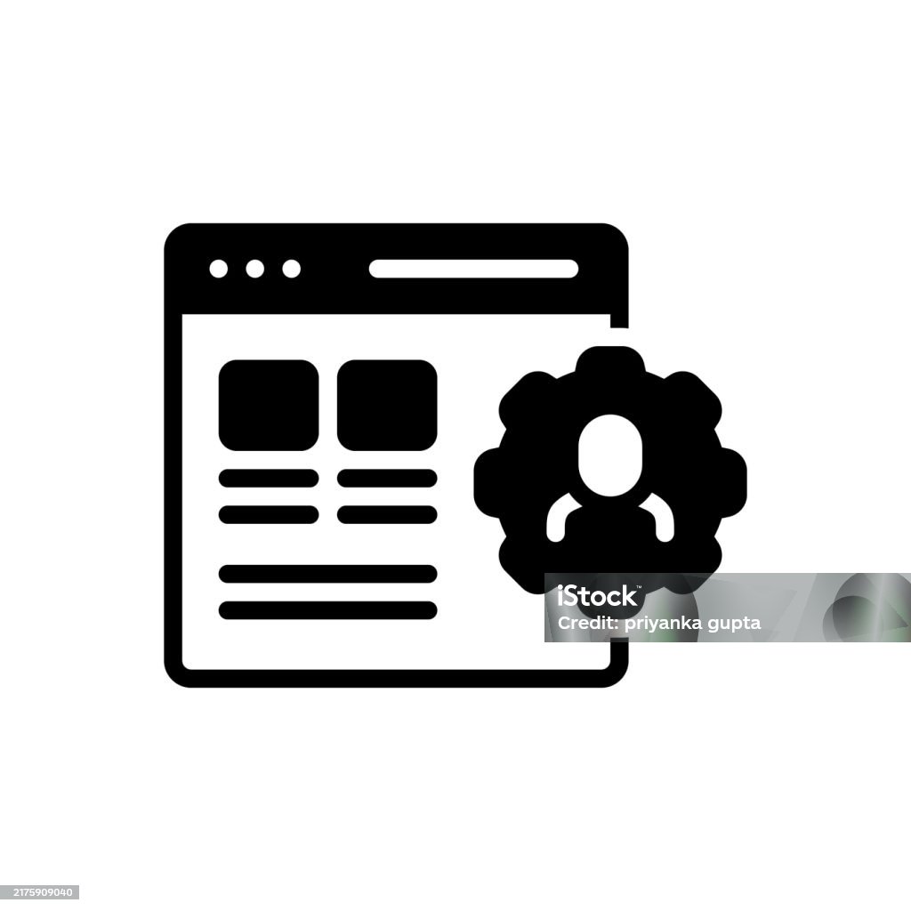 User Control Menu Icon Control Panel Stock Illustration - Download Image Now - Control ...