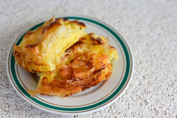 istock Greek phylo pastry cheese pie 2175913510