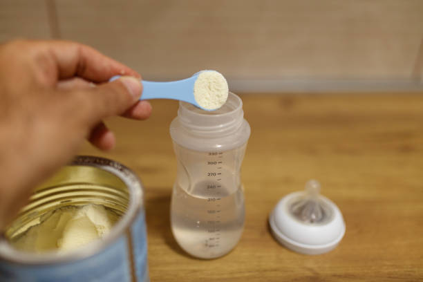 istock Preparing milk formula for baby 2175914127