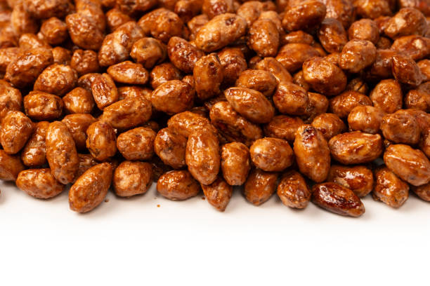 istock Tasty sweet roasted peanuts as a background. 2175914822