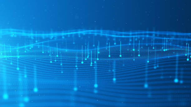istock Copy Space-4K Digital Cyberspace with Particles and Digital Data Network Connections. High Speed Connection and Data Analysis Technology Digital Abstract Background Concept. Seamless Loopoble 2175918706