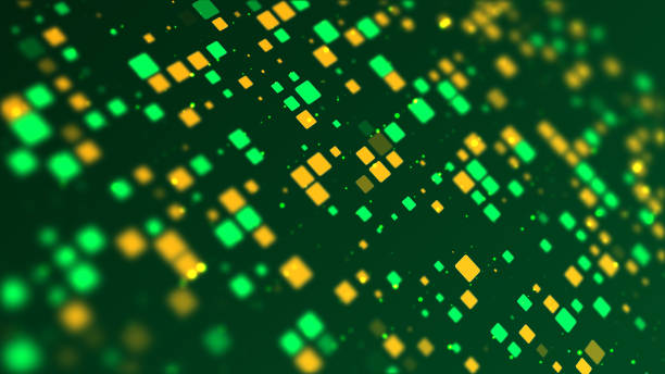 Copy Space-Shapes colorful mosaic abstract background animation