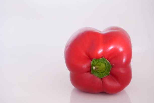 sliced red and green pepper to cook