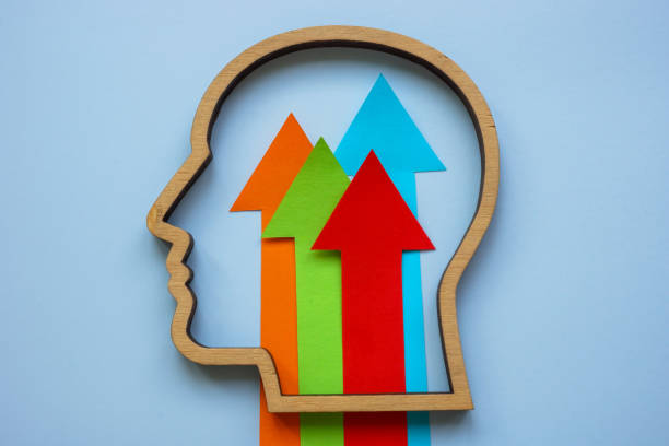 istock Head outline with rising arrows representing personal growth and upskill. 2175923193