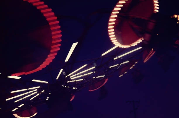 istock Lights at an amusement park. 2175927661