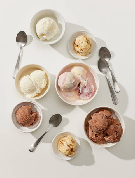 istock set of ice cream bowls 2175941203