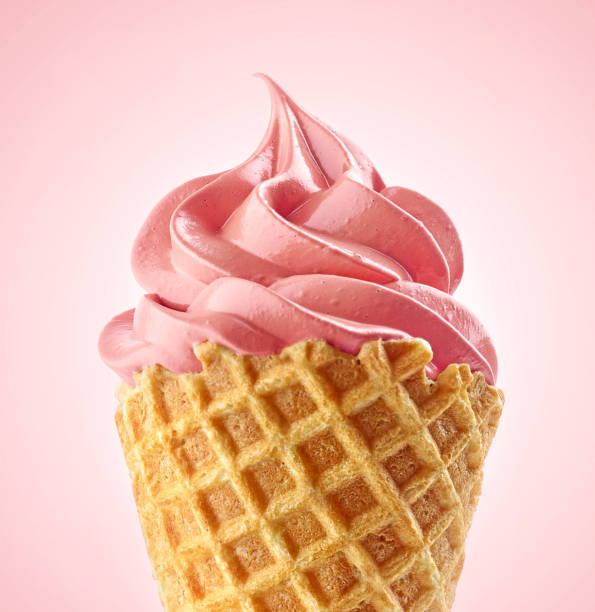 close up of soft ice cream