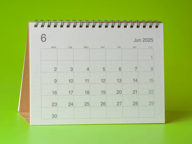 istock Desk calendar month 6 June 2025 2175950756
