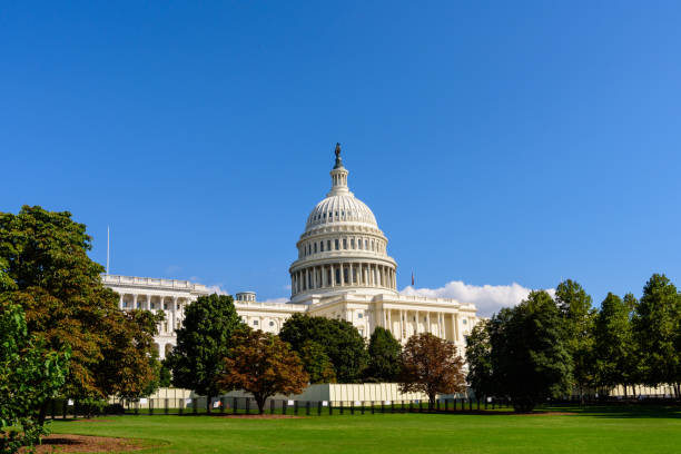 istock Capitol Building against clear blue skies in early autumn, Washington, DC 2175957708