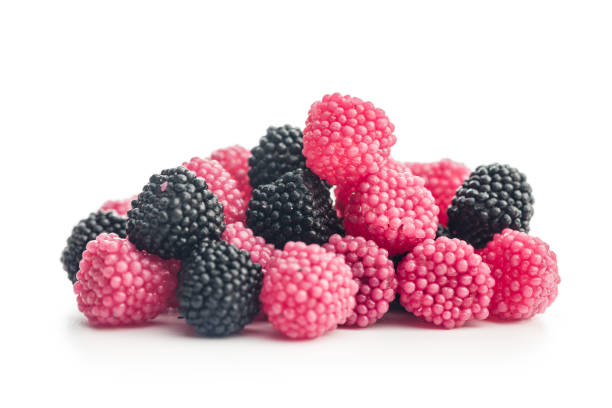 Delicious blackberries and raspberries fresh from the garden
