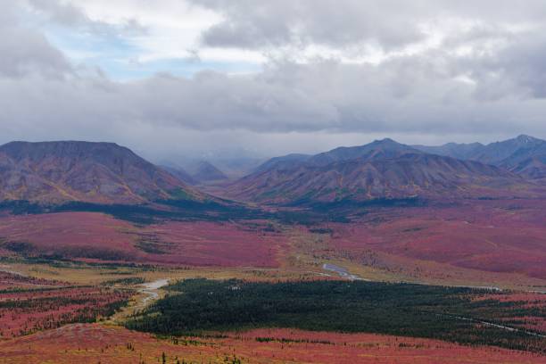 istock Vast landscape with mountains and autumn foliage 2175964248