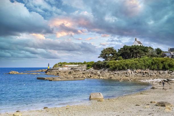 istock Roscoff, in Brittany, chapel and lighthouse 2175964321