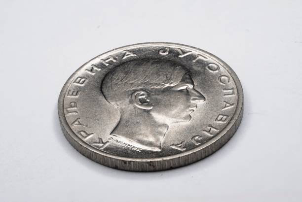 istock Yugoslavian coin close-up 2175966451
