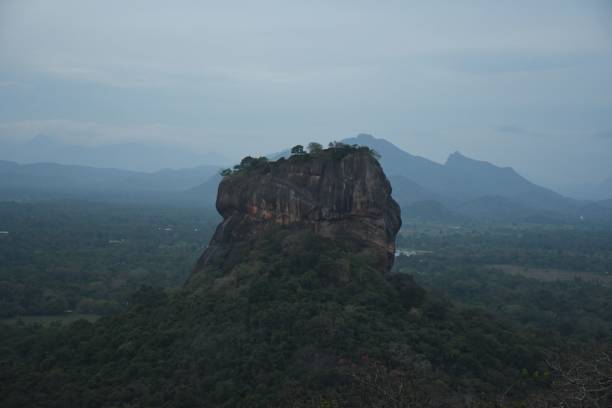 istock Sigiriya Rock with misty mountain backdrop 2175968227