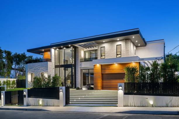 istock Modern luxury house exterior 2175973649