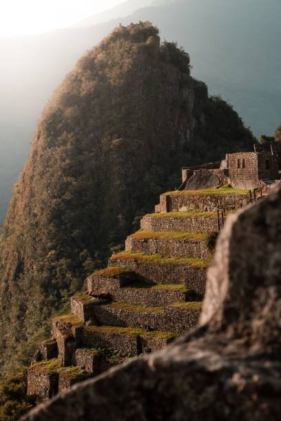 istock Machu Picchu ruins with mountain backdrop in Peru 2175975252